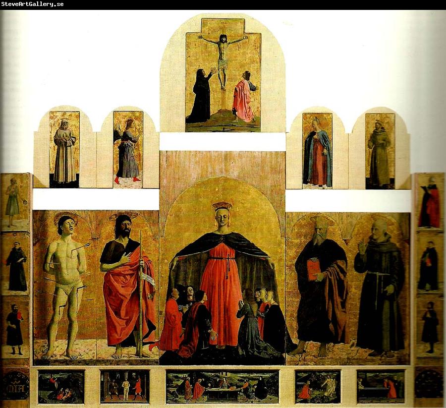 Piero della Francesca polyptych of the misericordia